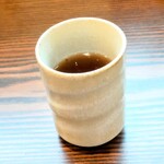 Sumiyaki Gyuu Tan Akabee Bunt En - 食後のほうじ茶