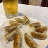 夜来香 - 生ビール+焼き餃子セット　750円