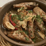 オステリア エ バール ジェノ - 若鶏のピルピル（アヒージョ）