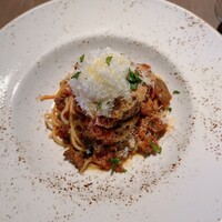 JAM17 DINING - ウニのクリームパスタから無理を言って変更してもらったボロネーゼ