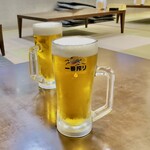 Shokujidokoro Nannari - 生ビール（大）