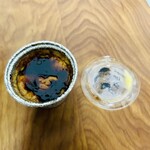 coffee stand 李庵 - ブリュレパリパリ　プリンとろとろ