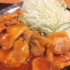 Saryou Fukawa - 道産豚のポークチャップ御膳 税込1150円
