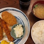 Yumeno Sato - ミックスフライ定食(850円)