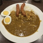 CoCo壱番屋 - チキン煮込みカレーカレー&ゆで卵・ソーセージトッピング