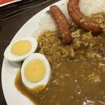 CoCo壱番屋 - チキン煮込みカレーカレー&ゆで卵・ソーセージトッピング（UP）