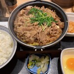 吉野家 - 牛すき鍋膳大盛りの肉2倍