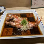 Ko bon - どーんとした存在感の金目鯛の煮付け、でもお味は至って優しくて涙そうそう。