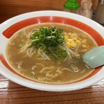 Ramen Daigaku Miyako - ラーメン定食¥1000（税込）のラーメン、醤油味をセレクト。味付けは抜群でした。