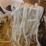 本家 亀そば - コシ弱めな中細麺