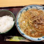 Wakabasoba - カレーそばセット　６８０円