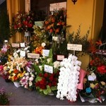 シュリ シュリ - オープンの頃のお花いっぱいな外観。