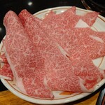 しゃぶ長 - ランチのすき焼き(肉1.5倍)