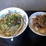 台湾料理 亜薇 - 魯肉飯担麺セット