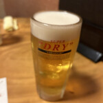 こなす - 生ビールで乾杯❗️