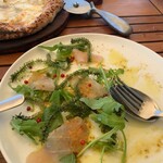 POSILLIPO cucina meridionale - 県産カジキマグロの自家燻製カルパッチョ