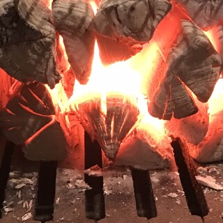 備長炭によるグリル