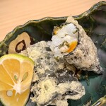 弥藏 - イカのみじん切り天ぷら