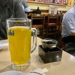 焼き鳥 とり一 - 緑茶@270、玉乃光@580