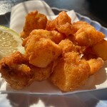 料亭 花月 - マンボウの唐揚げ¥900