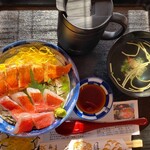 料亭 花月 - オールキンメ丼¥2,200