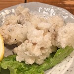 楽韓堂 - 牛もつ唐揚げ600円