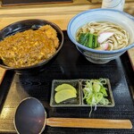 角良 - カツ丼とミニうどんのセット