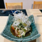 お酒と飯 たしなみ - とりささみの山葵