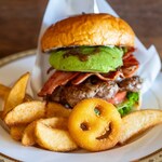 Ralph's Burger Restaurant - 2023.11 ラムアボカドベーコンバーガー ポテト＆ドリンクセット（2,150円）