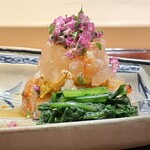 山﨑 - 伊勢海老昆布締め炙り