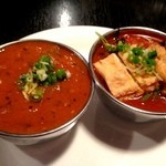 たんどーる - カレーの２種盛　1000円