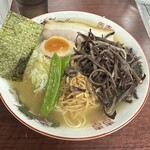 中華そば太平楽 六丁の目店 - 朝ラー 細麺(塩)キクラゲTP