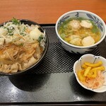 ごはん処 かつ庵 - 生姜焼き丼セット