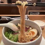 鶏白湯麺 蔭山 - 麺