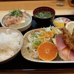 定食専門店 いててや - サービスB定食イワシフライ