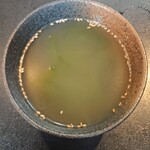 炭火焼店 道 - わかめスープ