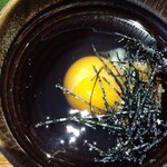 鯛樹 - 出汁醤油と玉子