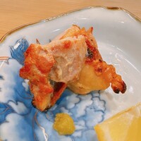 日本酒と和食 花びし - 清流美どりのもも焼き