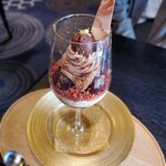 茶房 やなぎ庵 - 期間限定　モンブランパフェ