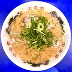 来来亭 - ガッツリ定食【1,160円（こってりラーメン）】半チャーハン・餃子6個付