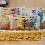 吉方庵 - おかきはお口直しとして用意されていました
