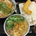丸亀製麺 阿南店 - かけ大　ご飯　イカ天