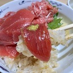 海玄 - 酢飯で頂く