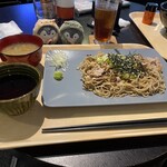 SobaCafe3◯1 - 料理写真:塩麹やき蕎麦ランチセット