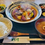 松月 - メヒカリ甘酢あんかけ定食