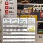 煮干中華そば専門 煮干丸 - メニュー（券売機）