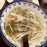 牛タン焼専門店 司 - テールスープ