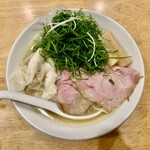 中華そば ココカラサキゑ - 魚介塩 カニ煮干×オリーブイリコSP 1000円