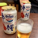 Uchina Suba Yaji Guwa - 「オリオン缶ビール」(450円)