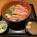 三代目網元　魚鮮水産 - 紅ずわい蟹丼